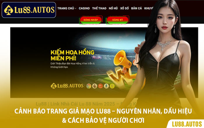 Cảnh Báo Trang Giả Mạo LU88 – Nguyên Nhân, Dấu Hiệu & Cách Bảo Vệ Người Chơi